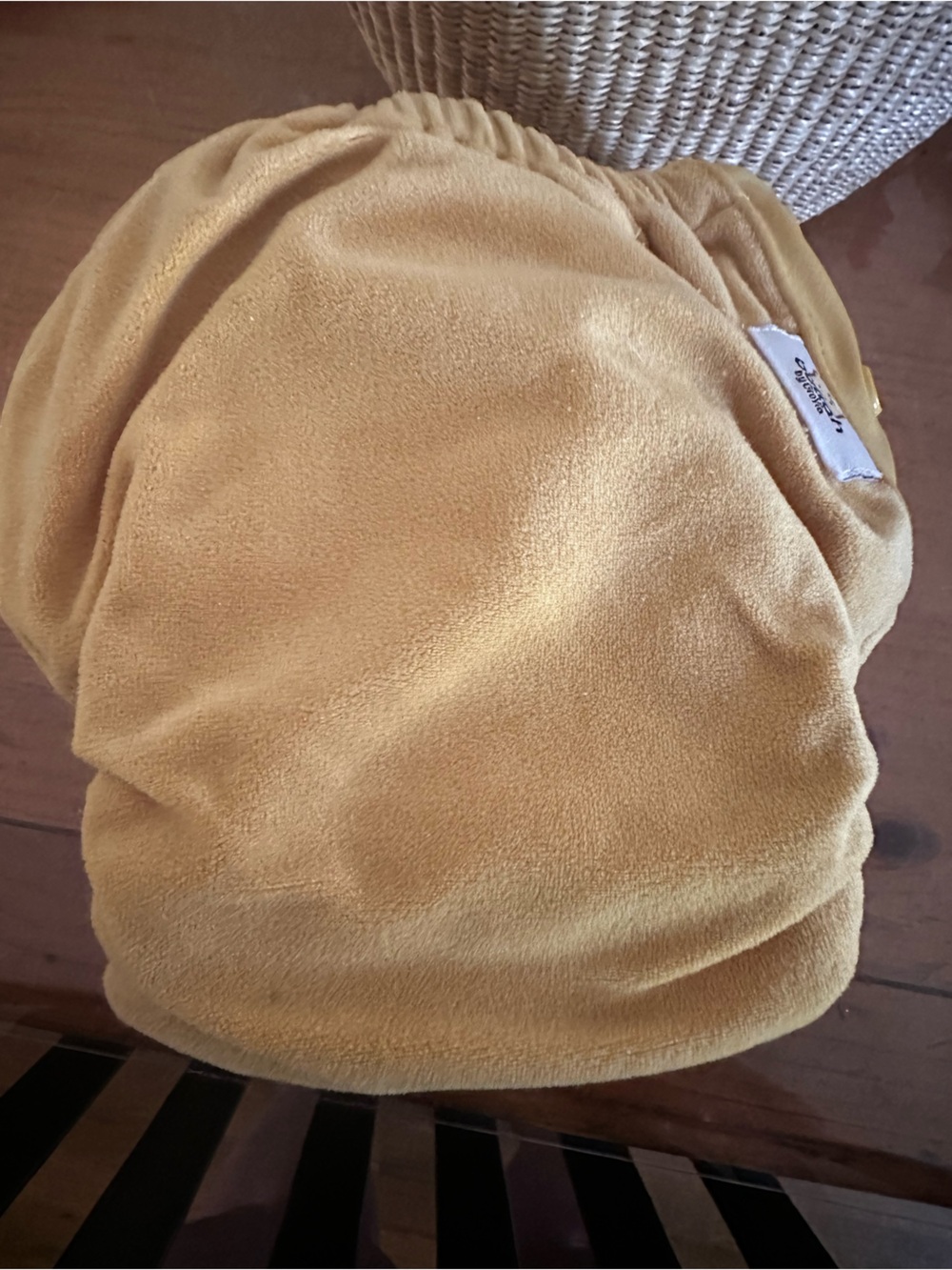 5 GroVia AIO Buttah Cloth Diapers in mustard with Snap Fasteners super soft - Picture 8 of 8
